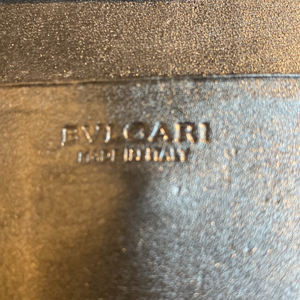 Bvlgari Black Leather Vintage key case/2 card holder - Picture 6 of 11